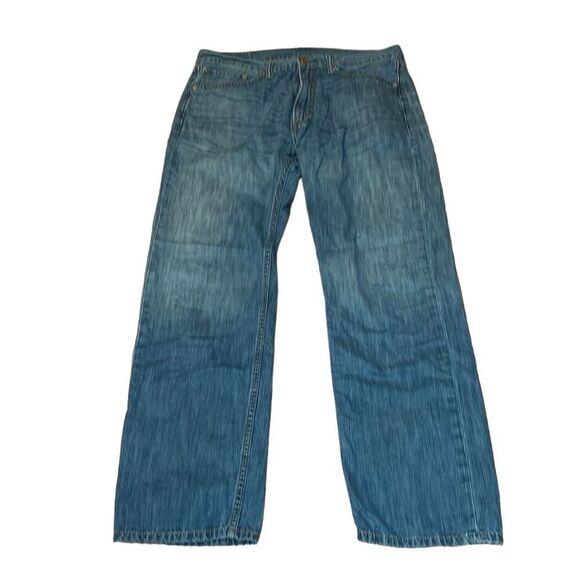 Levi’s Men’s 505 Jeans, Regular Cut, Straight Leg blue, 36 X 32 - Picture 2 of 7